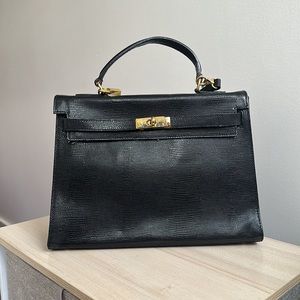 Genuine Black Leather Purse